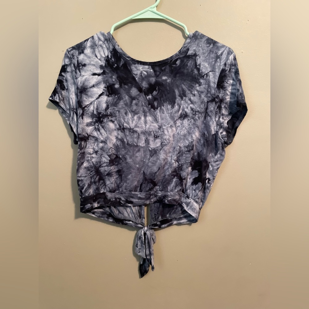 Dark TyeDye Crop